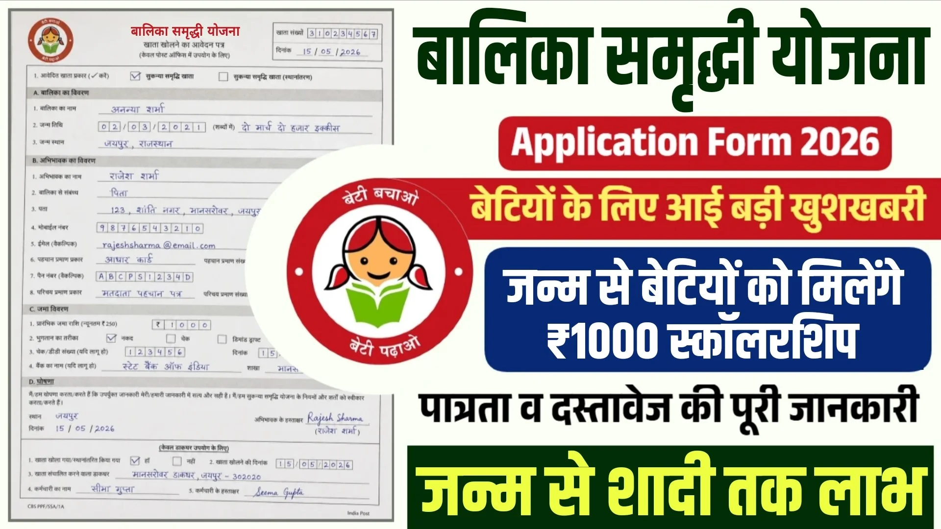 PM Balika Samridhi Yojana 2026